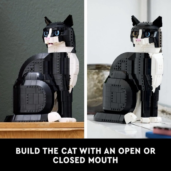 LEGO Black and White Cat Toy Set - Picture 2 of 6